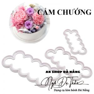 SET 3 KHUÔN CUTTER NHỰA  - CẨM CHƯỚNG