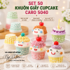 set-50-khuon-giay-cupcake-cung-caro - ảnh nhỏ 2