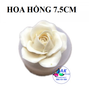 KHUÔN SILICON HOA HỒNG 7.5CM