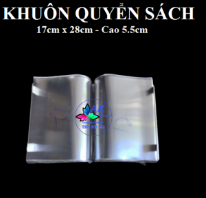 BỘ 2 KHUÔN NHÔM GIA CÔNG QUYỂN SÁCH SIZE 17
