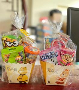 Set 10 túi giấy bóng đựng quà size 7.5cm