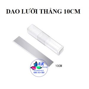 DAO CẮT ĐẤT SET/FONDANT/ COOKIE LƯỠI THẲNG 10CM