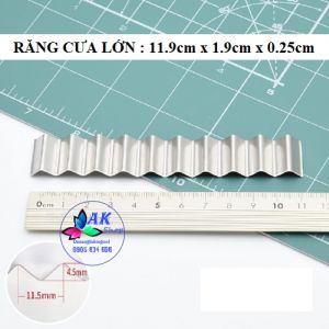 DAO CẮT ĐẤT SET/FONDANT/ COOKIE RĂNG CƯA LỚN