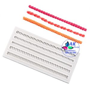 KHUÔN SILICON DÂY XOẮN 13CM