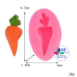 KHUÔN SILICON 1 CỦ CÀ RỐT