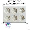 khuon-silicon-6-hoa-hong-chu-nhat - ảnh nhỏ 3