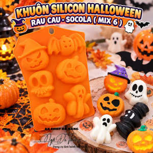 Khuôn silicon HALLOWEEN ( Mix 6 )