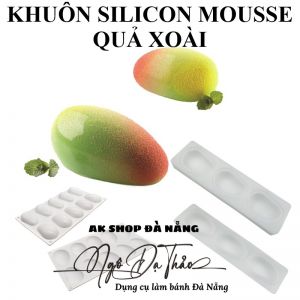Khuôn silicon mousse quả xoài