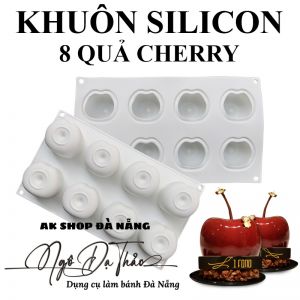 Khuôn silicon mousse 8 quả cherry