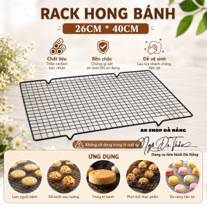 Rack hong bánh thép bọc nhựa