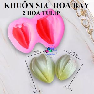 KHUÔN SILICON HOA BAY SOCOLA 2 HOA TULIP