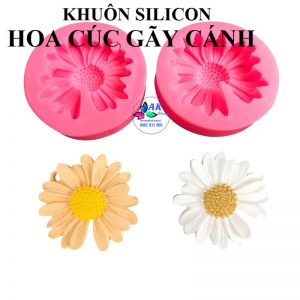 KHUÔN SILICON HOA CÚC GÃY CÁNH