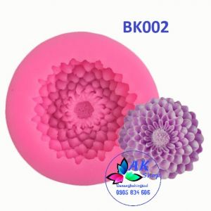 KHUÔN SILICON HOA CÚC ĐẠI 10.5CM