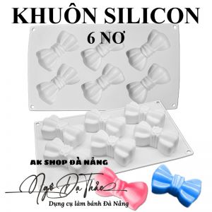 Khuôn silicon mousse 6 nơ