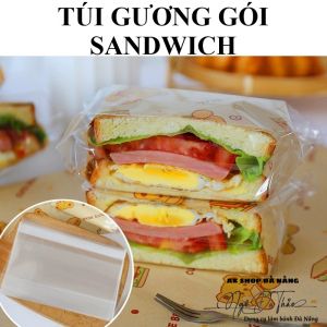Set 100 túi gương gói sandwich