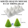 khuon-silicon-mousse-6-cay-thong-olaf-giang-sinh - ảnh nhỏ 3
