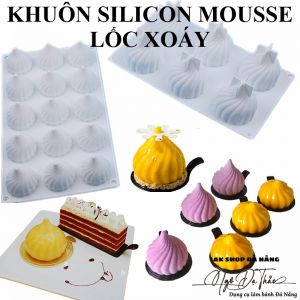 Khuôn silicon mousse lốc xoáy
