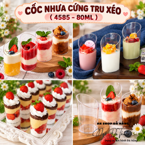Cốc nhưa mica cứng TRỤ XÉO 4585