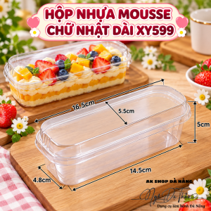 Hộp nhựa dẻo chữ nhật dài XY599