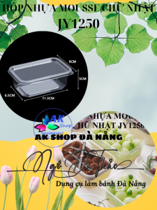 Hộp nhựa dẻo chữ nhật JY1250