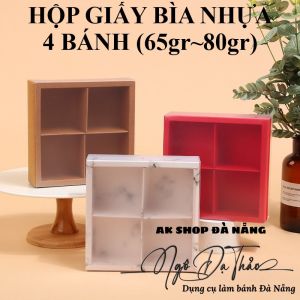 Hộp giấy gương 4 ngăn