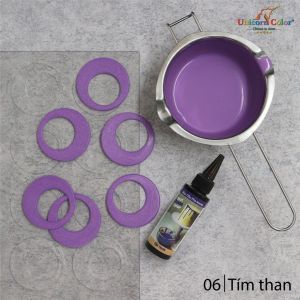 Màu dầu pha socola Đồng Tiến UNICORN - TÍM THAN