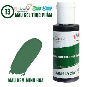 Màu gel thực phẩm UNICORN 28ml ( XANH LÁ CÂY)