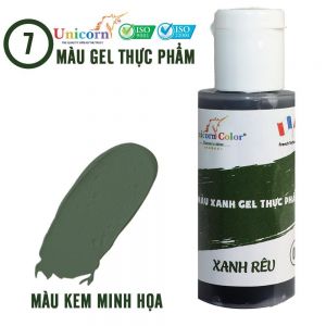 Màu gel thực phẩm UNICORN 28ml ( XANH RÊU)