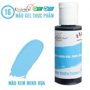 Màu gel thực phẩm UNICORN 28ml ( XANH THIÊN THANH)
