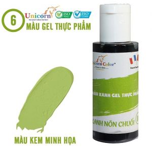 Màu gel thực phẩm UNICORN 28ml ( XANH NÕN CHUỐI)