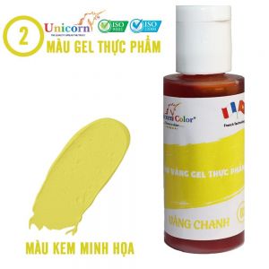 Màu gel thực phẩm UNICORN 28ml ( VÀNG CHANH)