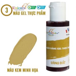 Màu gel thực phẩm UNICORN 28ml ( VÀNG ĐÂT)