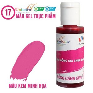 Màu gel thực phẩm UNICORN 28ml ( HỒNG CÁNH SEN)
