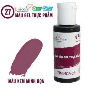 Màu gel thực phẩm UNICORN 28ml ( TÍM HOA CÀ)