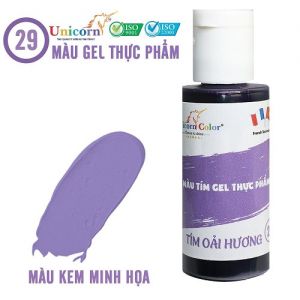 Màu gel thực phẩm UNICORN 28ml ( TÍM LAVENDER)