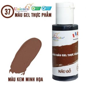 Màu gel thực phẩm UNICORN 28ml ( NÂU GỖ)