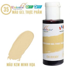 Màu gel thực phẩm UNICORN 28ml ( DA IVORY)