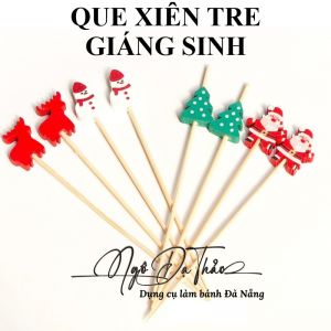 Set 100 que xiên tre decor - GIÁNG SINH