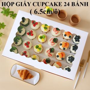 Hộp giấy cupcake 24 bánh
