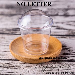 Cốc nhựa mica cứng tròn 7770 + nắp (NO LETTER)