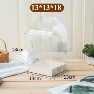 Hộp bánh mica 2 chi tiết 13*13*18
