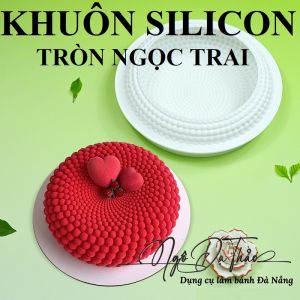 Khuôn silicon mousse tròn ngọc trai