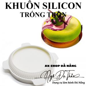 Khuôn silicon mousse tròn trống 2 mảnh