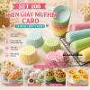 set-100-chen-giay-muffin-dk-day-5-0cm-caro - ảnh nhỏ  1