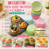 set-100-chen-giay-muffin-dk-day-5-0cm-caro - ảnh nhỏ 2