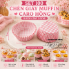 set-100-chen-giay-muffin-dk-day-5-0cm-caro - ảnh nhỏ 3