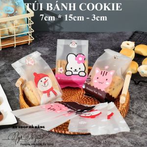 Set 10 túi nhựa cookie 7*15 - GIÁNG SINH