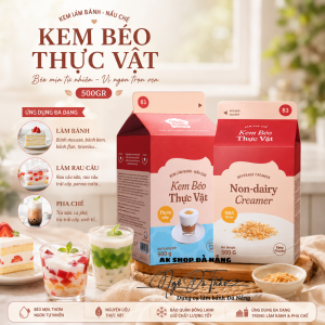 Kem béo thực vật 500gr