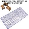 khuon-nhua-socola-bonbon-as-28-chu-nhat-xien - ảnh nhỏ 2