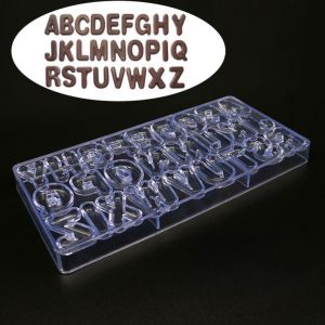 Khuôn nhựa socola bonbon AS - 26 Chữ Cái ABC